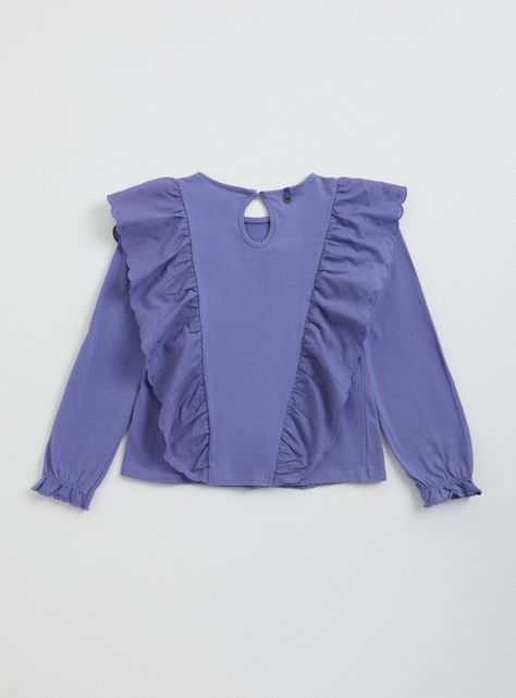Polera con Vuelos y Detalles en Broderie-1