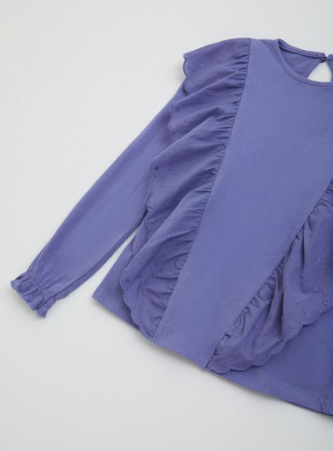 Polera con Vuelos y Detalles en Broderie-2
