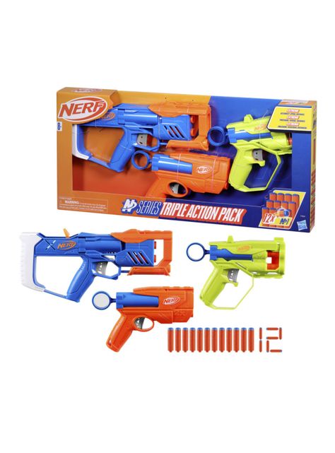 Lanzador de Dardos Series Pack Triple Acción 12 Dardos N1-2