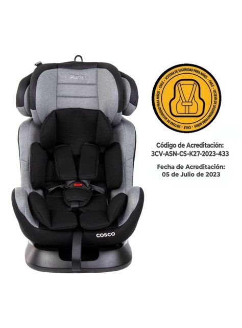 Silla Auto Convertible Pluris Grey-1