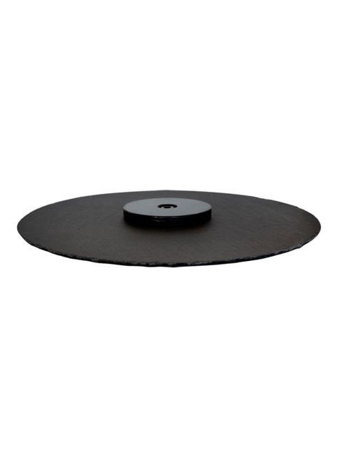 Plato Giratorio Piedra Pizarra Pizza 33x33 cm-1