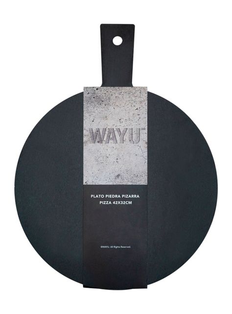 Plato Piedra Pizarra Pizza 42x32 cm-2
