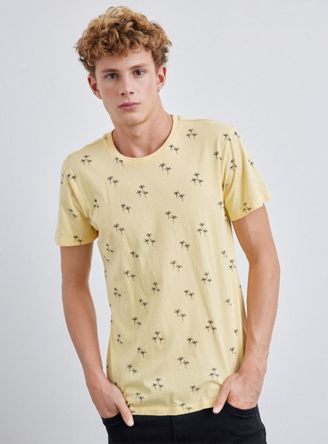 Set de Regalo Polera y Calcetín Print Palms-0