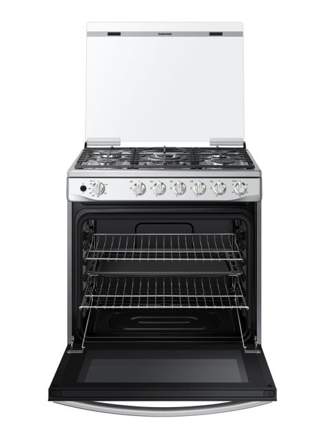 Cocina a Gas 5 quemadores 1x Quemador Triple Corona Acero inoxidable  115 Litros Espejada-3