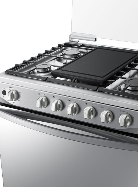 Cocina a Gas 5 quemadores 1x Quemador Triple Corona Acero inoxidable  115 Litros Espejada-4