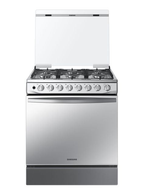 Cocina a Gas 6 Quemadores Acero inoxidable 128 Litros Espejada-2