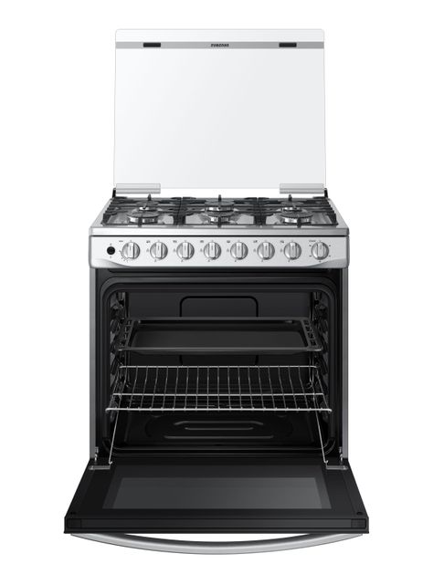 Cocina a Gas 6 Quemadores Acero inoxidable 128 Litros Espejada-3