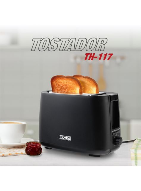 Tostador Eléctrico 2 Rebanadas TH-117-5