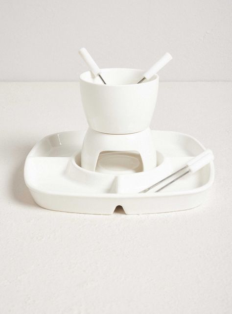 Set de Fondue Porcelana 8 Piezas-0