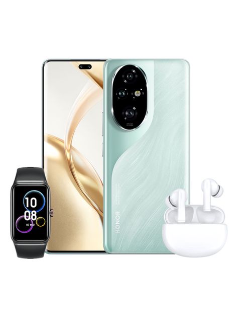Smartphone Honor 200 Pro 5G 512GB 6.8" Cyan Liberado + Banda y Audífonos X5-0