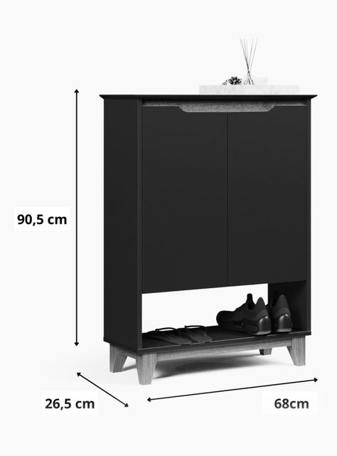 Zapatera Hall 2 Puertas-1