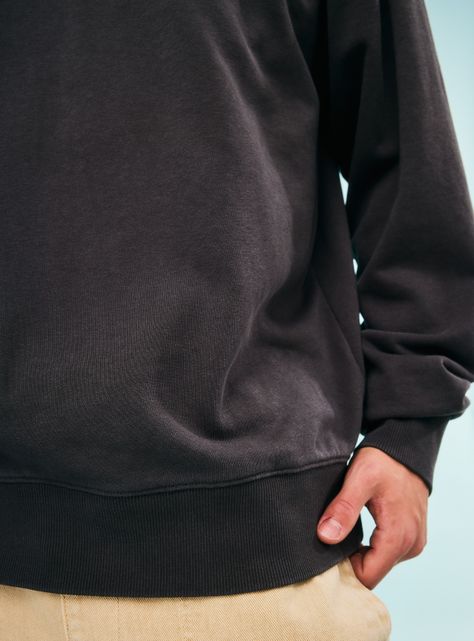 Polerón Casual Liso Cuello Redondo Classic-3