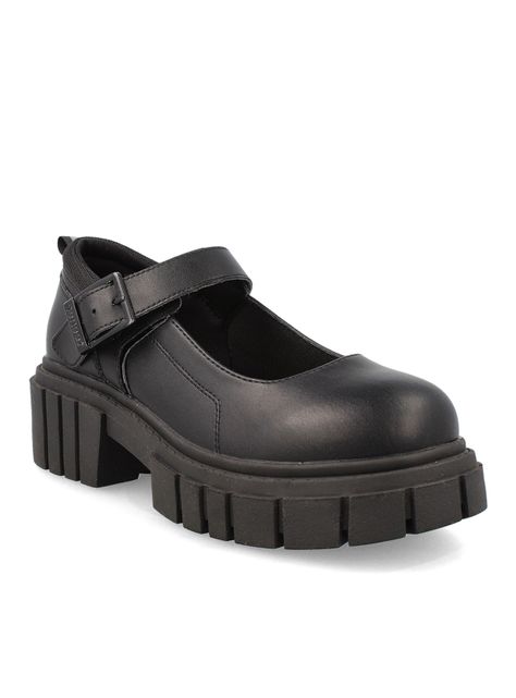 Zapato Escolar Hebilla Cuero Chumy Niña-1