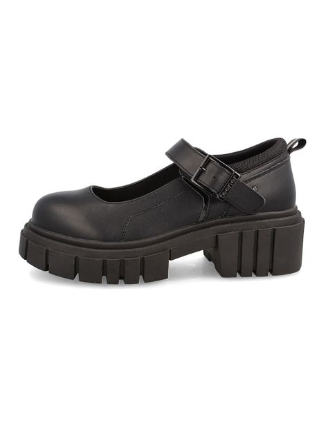 Zapato Escolar Hebilla Cuero Chumy Niña-2