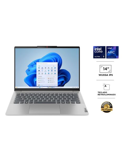 Notebook Ideapad Slim Intel Core Ultra 5 125H Intel Arc Graphics 16GB RAM 512GB SSD 14" WUXGA Aluminio-2