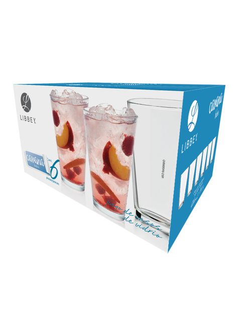 Juego 6 Vasos 386 ml Cavana Dof-1