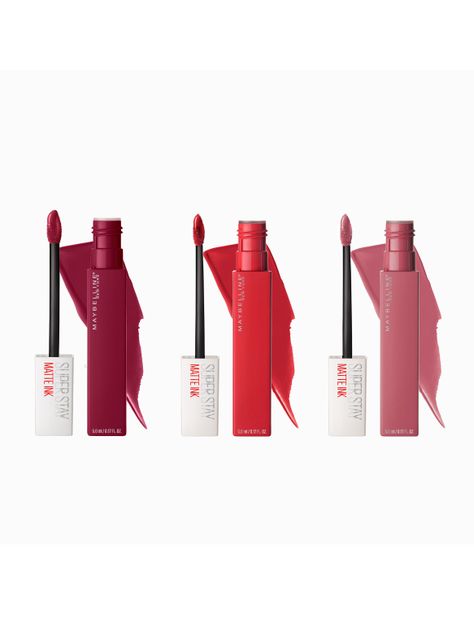 Set Maybelline 3 Labiales Superstay Matte Ink Nyc Favoritos-2