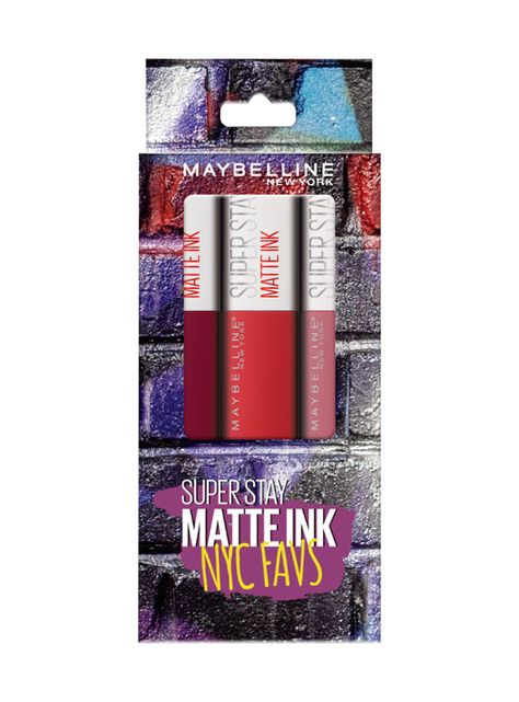 Set Maybelline 3 Labiales Superstay Matte Ink Nyc Favoritos-3