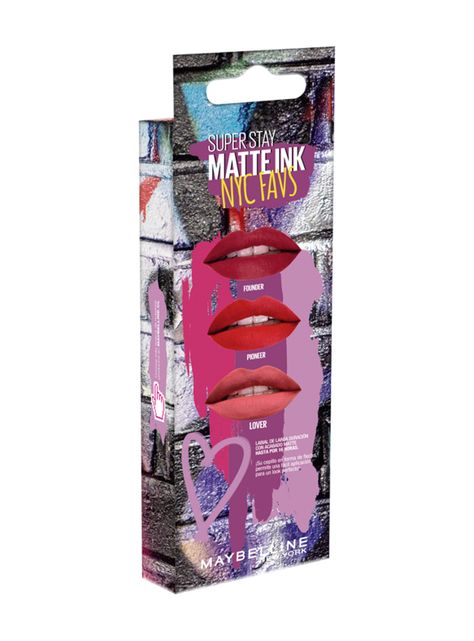 Set Maybelline 3 Labiales Superstay Matte Ink Nyc Favoritos-4