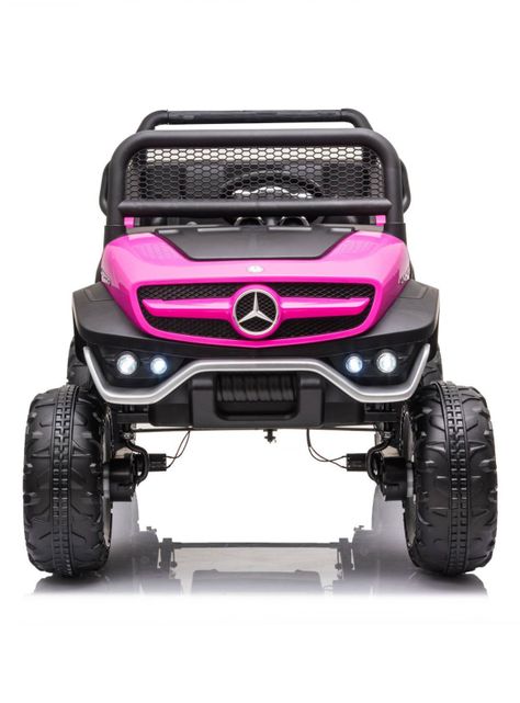 Jeep a Batería Mercedes Benz Rosado 12 Volts-5