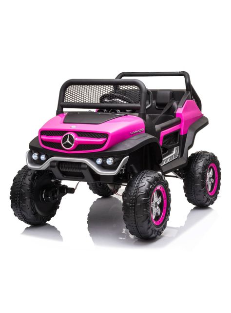 Jeep a Batería Mercedes Benz Rosado 12 Volts-0
