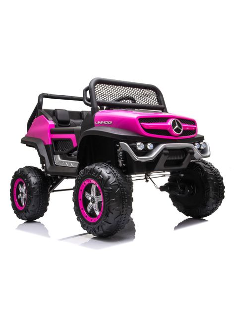 Jeep a Batería Mercedes Benz Rosado 12 Volts-2