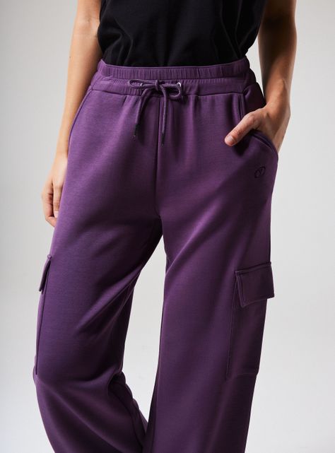Pantalón Tela Fluida Bolsillos Cargo-2