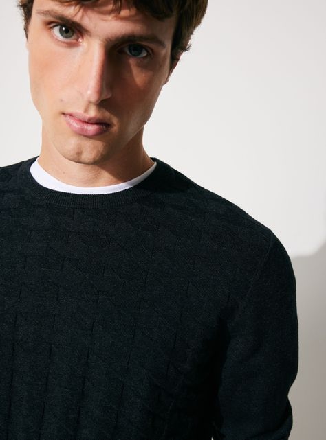 Sweater R-Neck Texturado-2