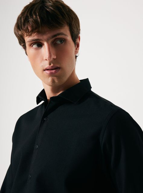 Camisa Texturada con Spandex-2
