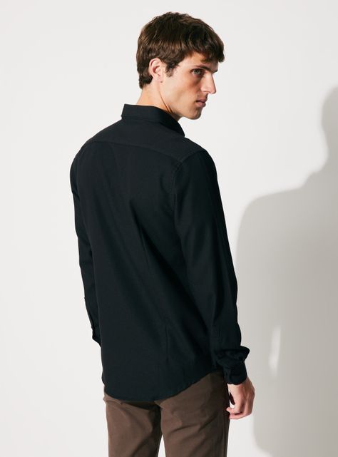Camisa Texturada con Spandex-1
