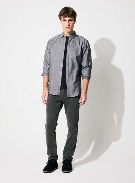 Camisa Oxford Lisa Algodón-4