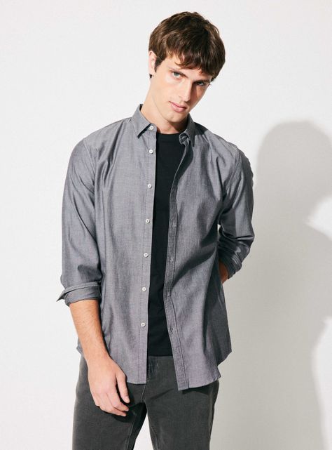 Camisa Oxford Lisa Algodón-0
