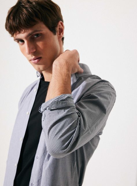 Camisa Poplin Mini Cuadro Algodón-3
