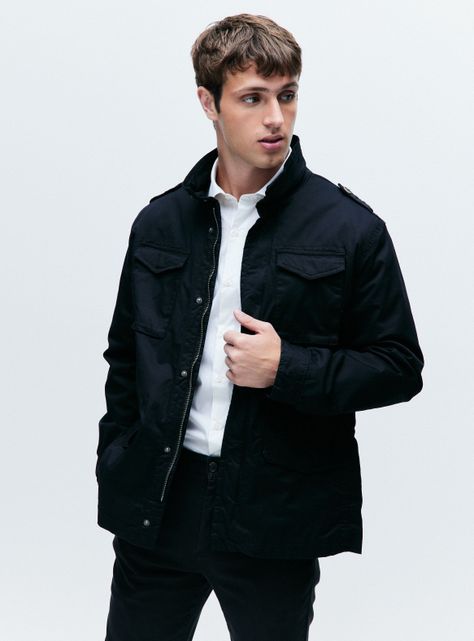 Chaqueta Cargo Bolsillos-0