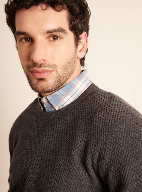 Sweater Crew Neck Texturado-3