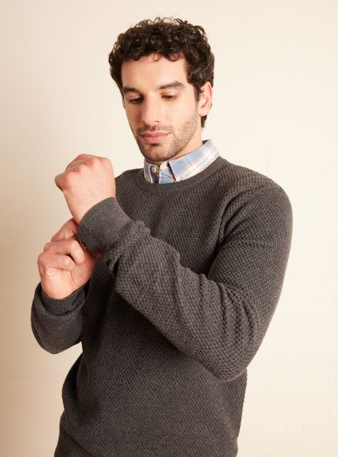Sweater Crew Neck Texturado-2