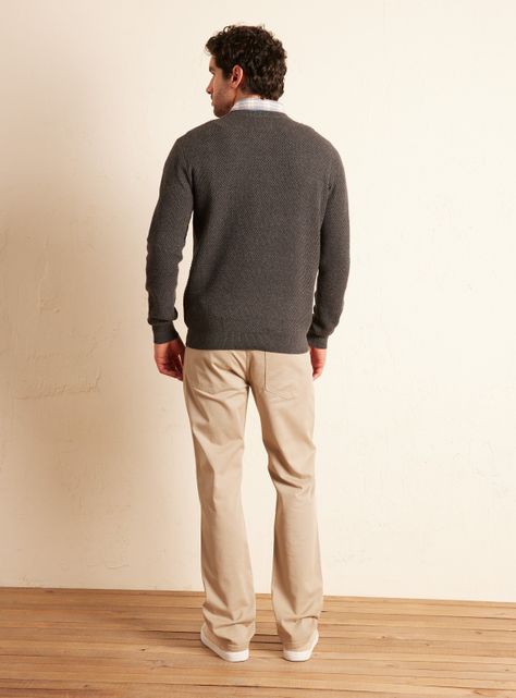 Sweater Crew Neck Texturado-5