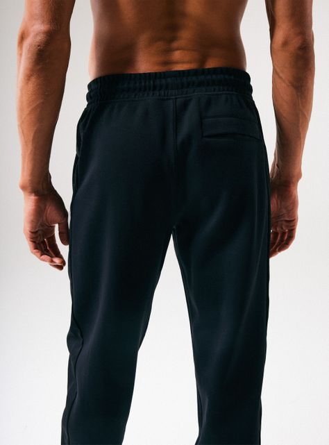 Pantalón Buzo Bota Recta Paneles En Costados-3