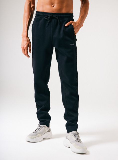 Pantalón Buzo Bota Recta Paneles En Costados-0
