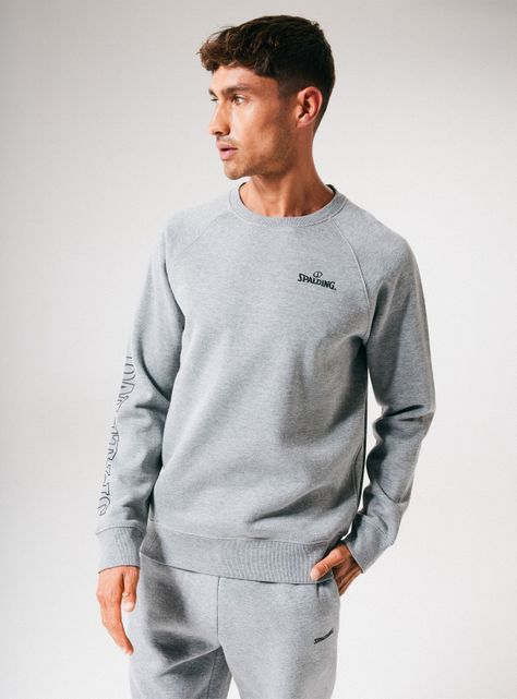 Polerón Crew Neck Estampado Brazo-0