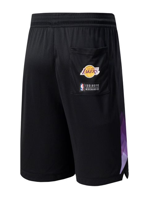 Short Team Logo Print Regular Basketball-1