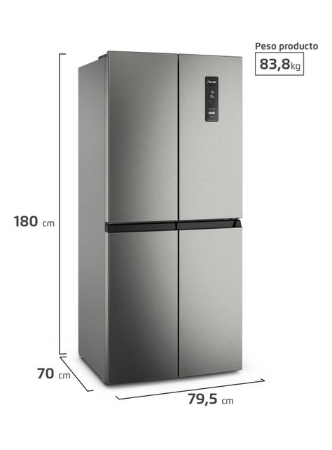 Refrigerador Bottom Freezer No Frost 401 Litros Multidoor DQ79SU-1