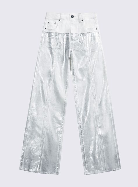 Pantalón Wide Leg Foil-4