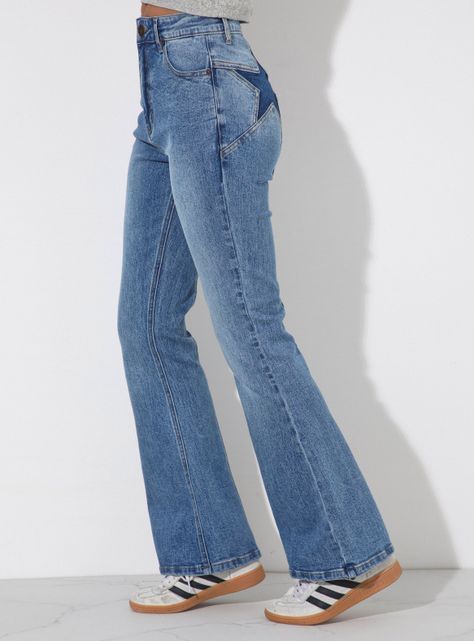 Pantalón Flare Estrella-2