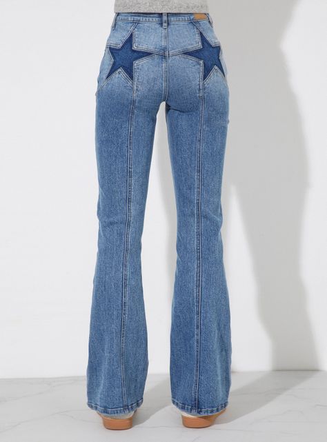 Pantalón Flare Estrella-1