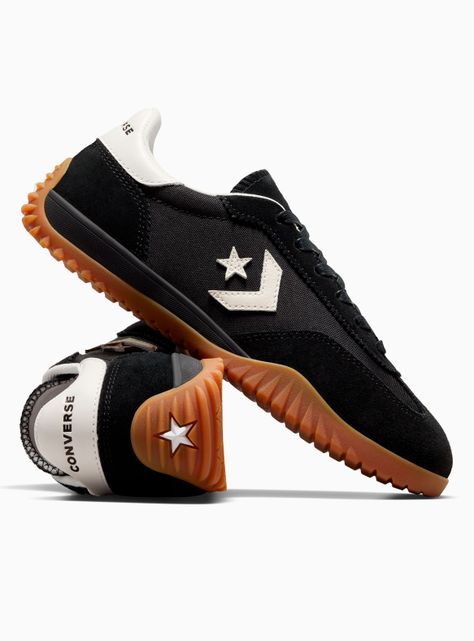 Zapatilla Urbana Black Cuero Run Star Trainer Mujer-1