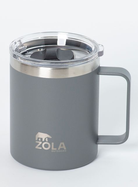 Taza Térmica Campers Mug 350 ml Gris-0