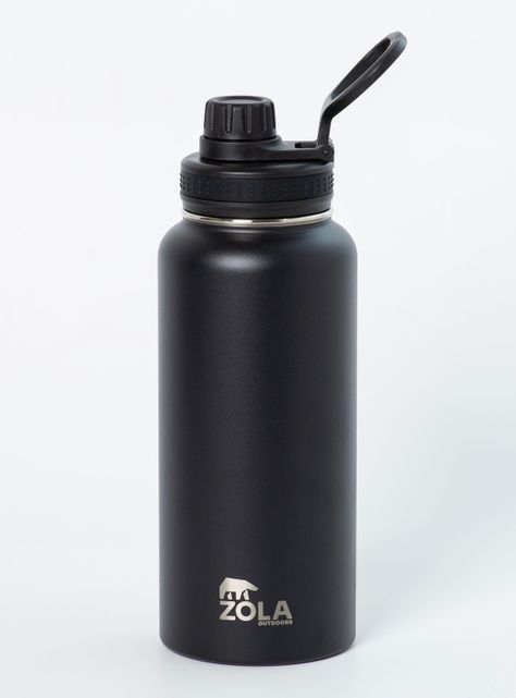 Botella Térmica 1 Litro Negro-0