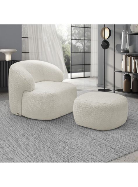 Poltrona Chandon Giratoria Beige-4