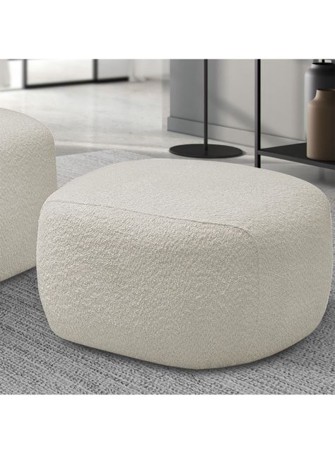 Pouf Chandon 63x67 cm Beige-3